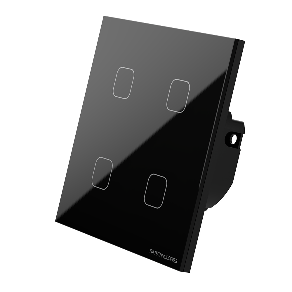 4 Gang Smart Switch (Black)